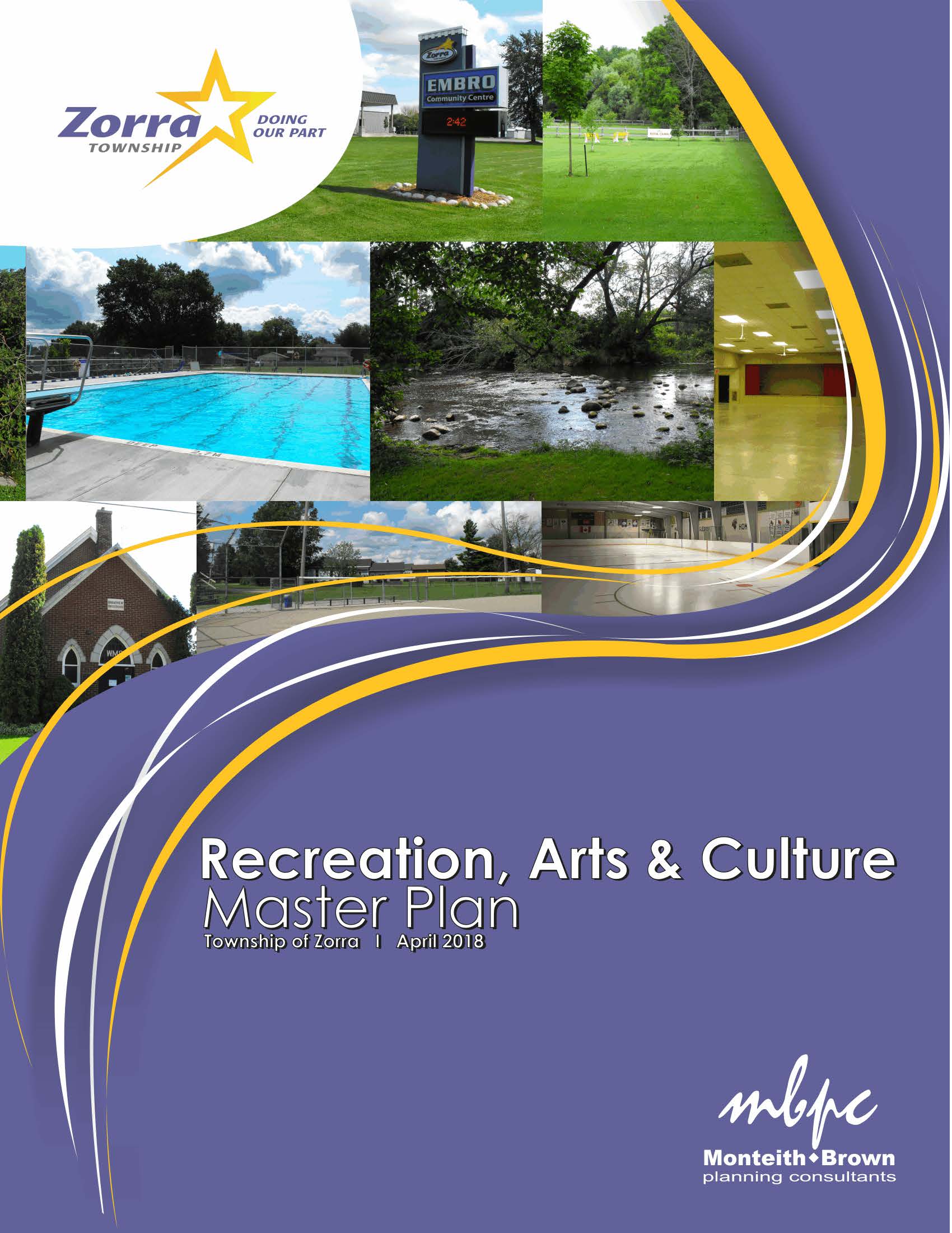 image of cover of Recreation Master Plan Report